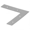 Magnodur Furniture Brackets Matt Steel 75 x 75 x 15mm 10 Pack -Cheap Brackets Store 122JF P