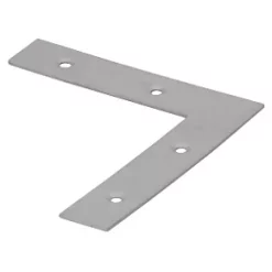 Magnodur Furniture Brackets Matt Steel 75 x 75 x 15mm 10 Pack