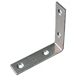 Corner Braces Zinc-Plated 77 x 77 x 16.5mm 10 Pack