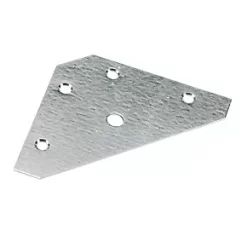 Corner Plates Zinc-Plated 83 x 0.9 x 83mm 10 Pack