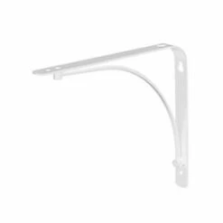 Arc Shelf Brackets White 230 x 180mm 4 Pack