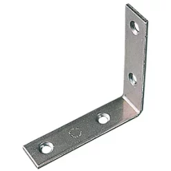 Corner Braces Zinc-Plated 64 x 64 x 16.5mm 10 Pack