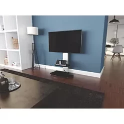 AVF Lucerne FSL700LUCS TV Stand Silver Body / Black Glass -Cheap Brackets Store 159HP A4