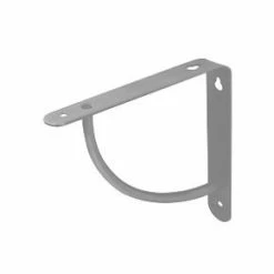 Cove Shelf Brackets Silver 180 x 180mm 4 Pack