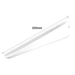 RB UK Bio Coat Antibacterial Twin Slot Shelf Brackets White 220 x 48mm 10 Pack -Cheap Brackets Store 227VJ A2