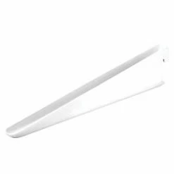 RB UK Bio Coat Antibacterial Twin Slot Shelf Brackets White 220 x 48mm 10 Pack