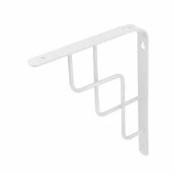 Step Shelf Brackets White 230 x 180mm 4 Pack