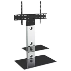 AVF Lesina FSL700LES TV Stand Silver Body / Black Glass