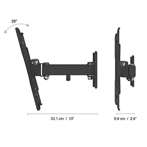 AVF Extendable Monitor Wall Mount Swivel & Tilt Up to 39" 7 AVF Extendable Monitor Wall Mount Swivel & Tilt Up to 39" - Image 5