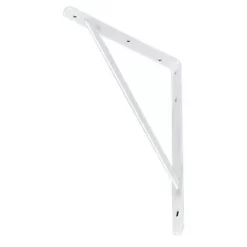 Heavy Duty Industrial Brackets White 495 x 330mm 2 Pack