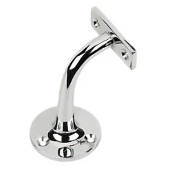 Handrail Bracket Polished Chrome 65mm