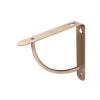 Cove Shelf Brackets Brushed Brass 180 x 180mm 4 Pack