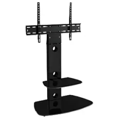 AVF Lucerne FSL700LUCB TV Stand Black Body / Black Glass