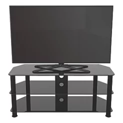 AVF SDC1140CMBB TV Stand Black Body / Black Glass -Cheap Brackets Store 544HP A3
