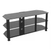 AVF SDC1140CMBB TV Stand Black Body / Black Glass