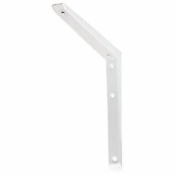 Hi-Load Mitred Brackets White 350 x 350mm 10 Pack