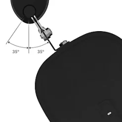 AVF Tilt & Turn Surround Sound Speaker Mounts Black 2 Pack -Cheap Brackets Store 588RY A3