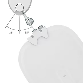 AVF Tilt & Turn Speaker Mount White 6 AVF Tilt & Turn Speaker Mount White - Image 4