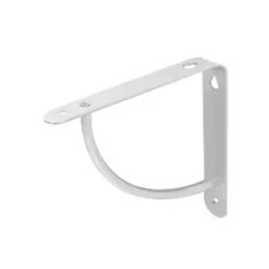 Cove Shelf Brackets White 180 x 180mm 4 Pack