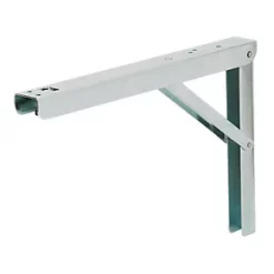 Adjustable Folding Brackets Silver 300 x 200mm 2 Pack