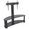 AVF Jelly Bean FSL1200CURBB TV Stand Black Body / Black Glass -Cheap Brackets Store 688HP P