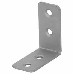 Magnodur Angle Brackets Matt Steel 40 x 40 x 20mm 10 Pack