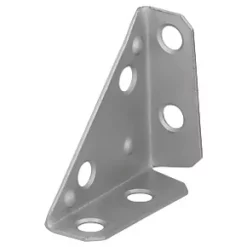 Magnodur Corner Plates Matt Steel 50 x 1.5 x 70mm 10 Pack