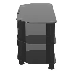 AVF SDC800CMBB TV Stand Black Body / Black Glass -Cheap Brackets Store 930HP A2