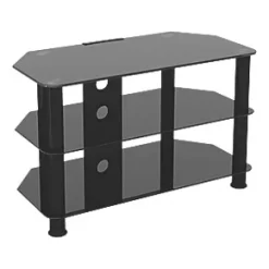 AVF SDC800CMBB TV Stand Black Body / Black Glass