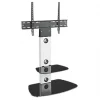 AVF Lucerne FSL700LUCSW TV Stand Satin White Body / Black Glass -Cheap Brackets Store 984HP P